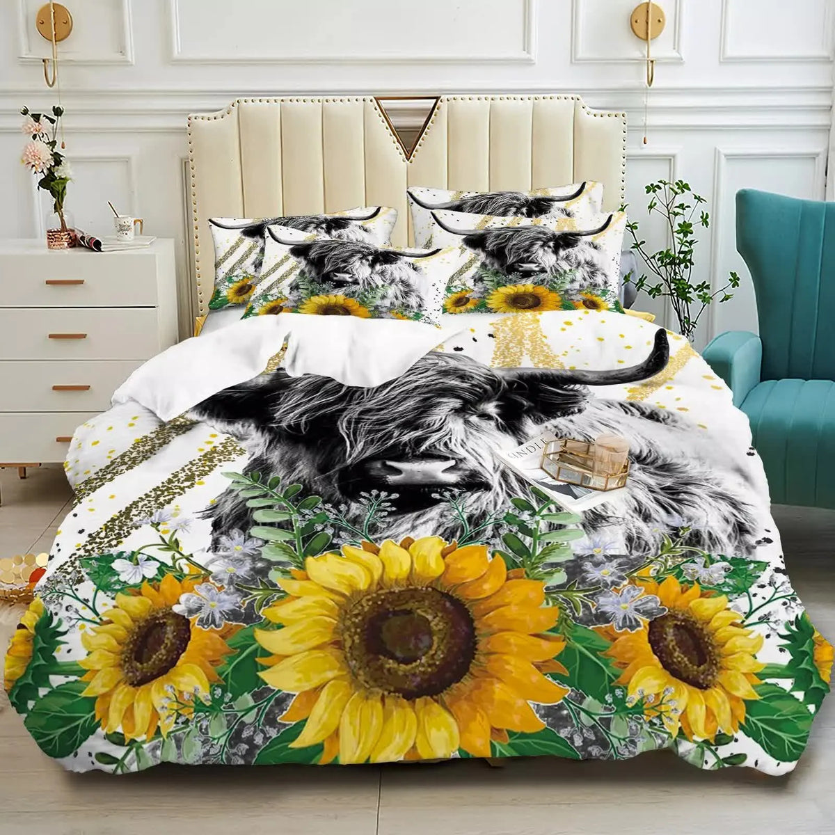 Luxury Feel Satin Duvet Cover Set - Smooth & Breathable-Double - Image 5