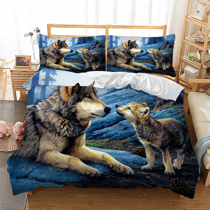Wolf Florence Dream Quilt / Doona / Duvet Cover set - Image 3