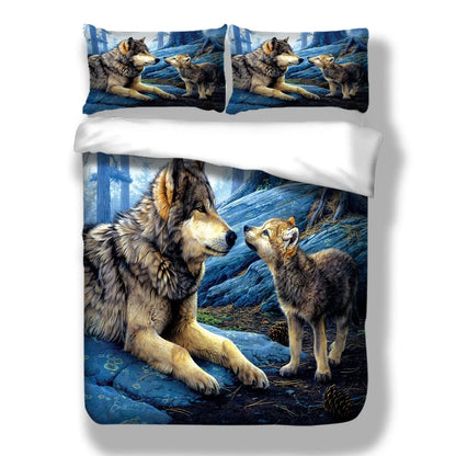 Wolf Florence Dream Quilt / Doona / Duvet Cover set - Image 4
