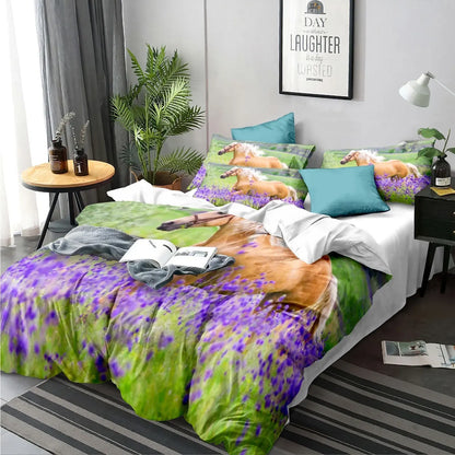 Horse Calais Atelier Quilt / Doona / Duvet Cover set - Image 2