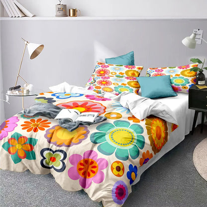 Colorful Bloom Venetian Ivy Quilt / Doona / Duvet Cover set - Image 4