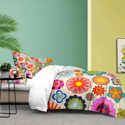 Colorful Bloom Venetian Ivy Quilt / Doona / Duvet Cover set - Image 6