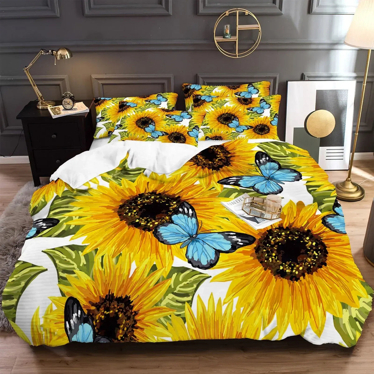 Stripe Kensington Paisley Quilt / Doona / Duvet Cover set - Image 7