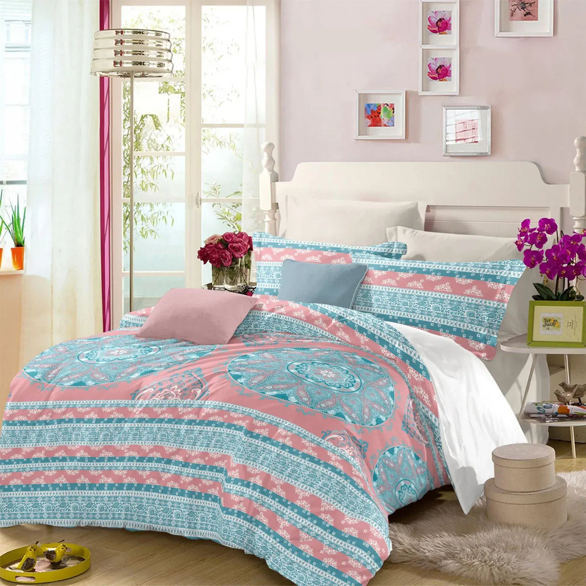 Camellia Maribel Elegance Quilt / Doona / Duvet Cover set - Image 2