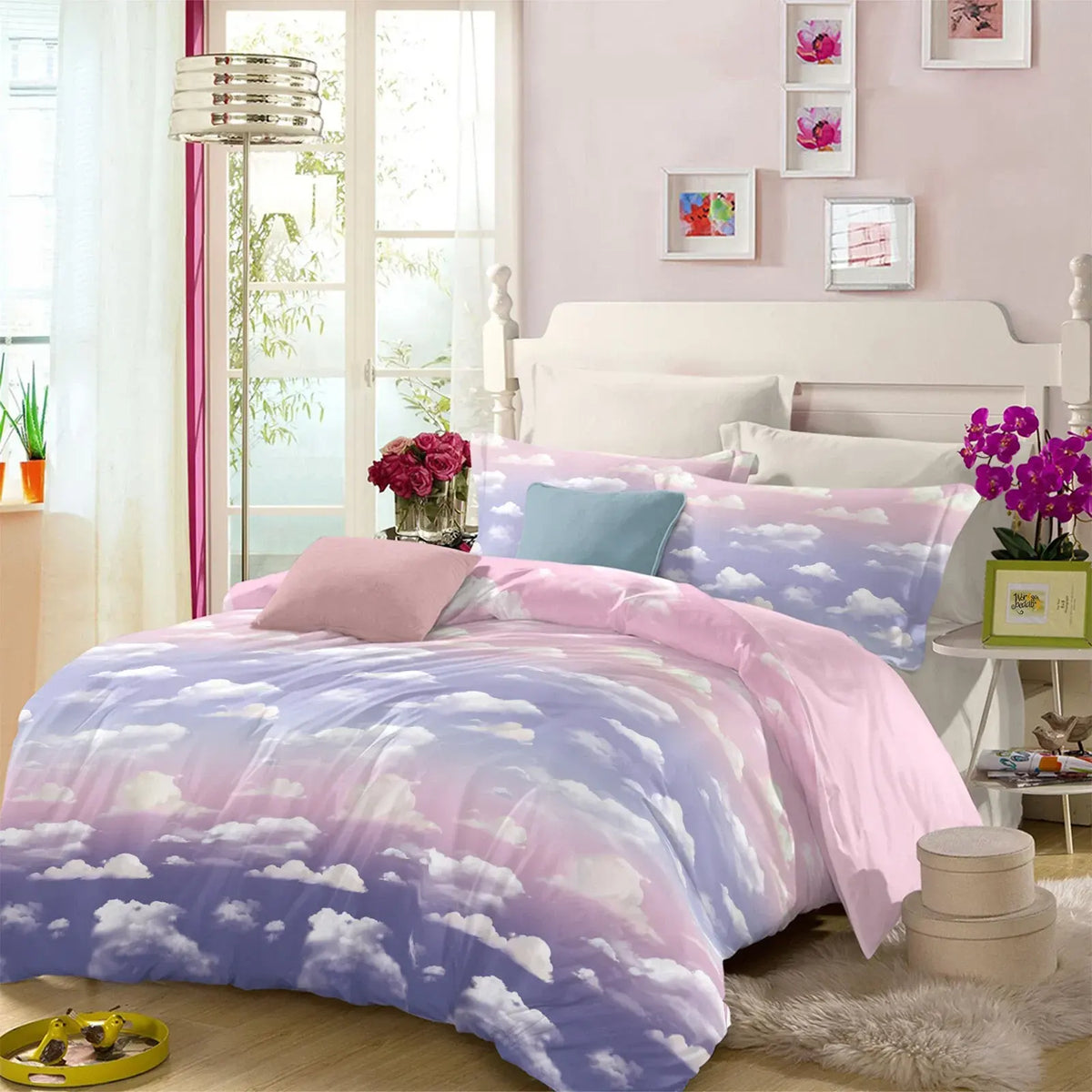 Harmony Montreux Serenity Quilt / Doona / Duvet Cover set - Image 2