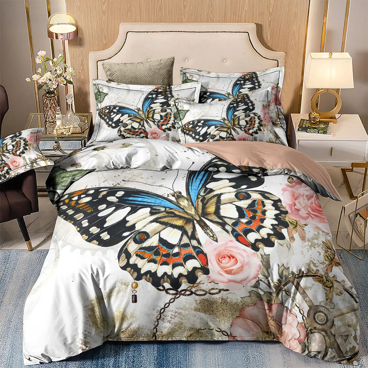 Butterfly Florence Atelier Quilt / Doona / Duvet Cover set