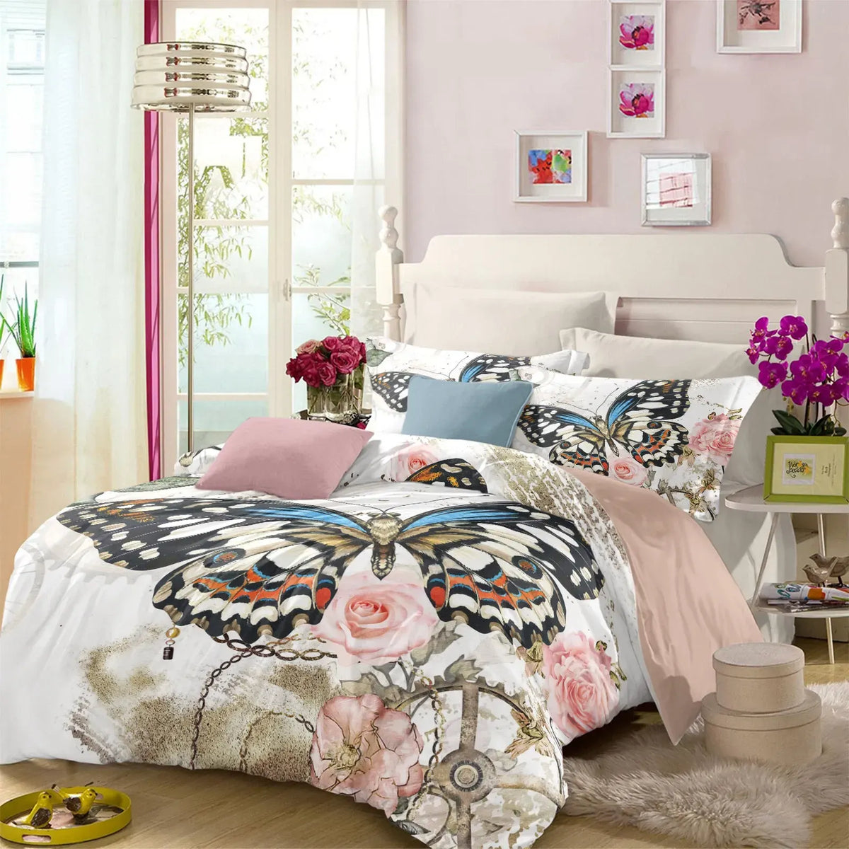 Butterfly Florence Atelier Quilt / Doona / Duvet Cover set - Image 2