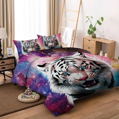 Tiger Portofino Leaf Quilt / Doona / Duvet Cover set - Image 2