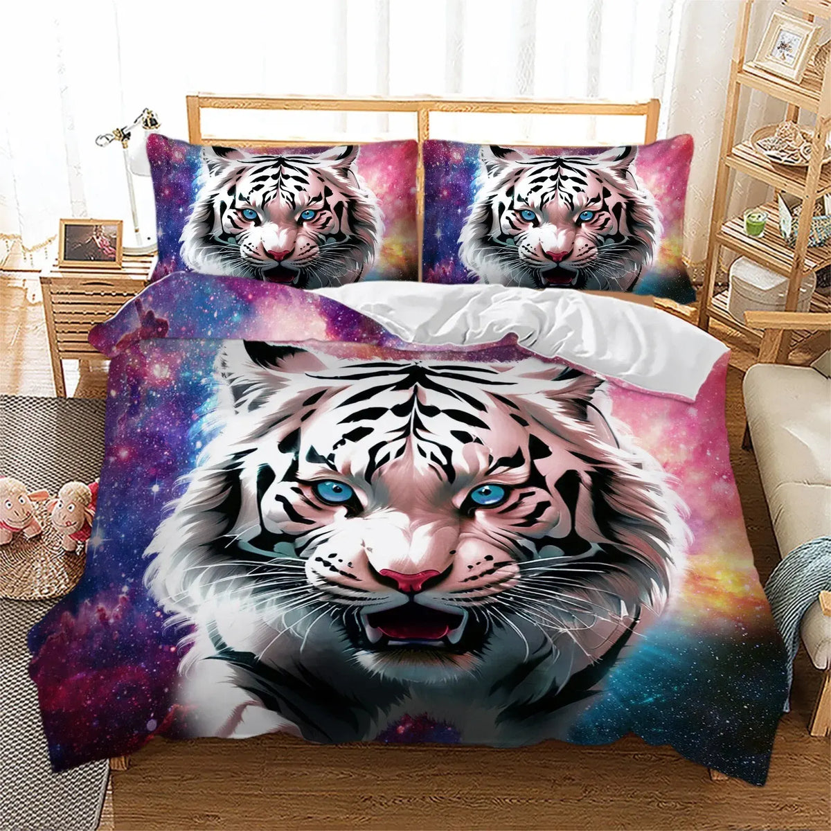 Tiger Portofino Leaf Quilt / Doona / Duvet Cover set - Image 3