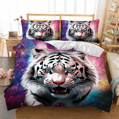 Tiger Portofino Leaf Quilt / Doona / Duvet Cover set - Image 3