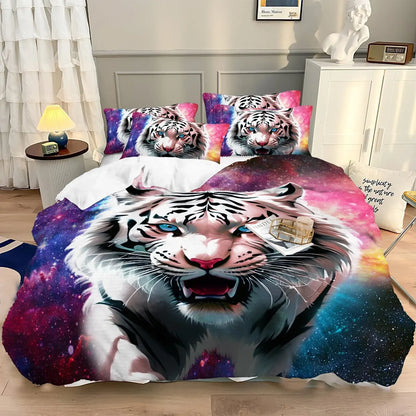 Tiger Portofino Leaf Quilt / Doona / Duvet Cover set - Image 8