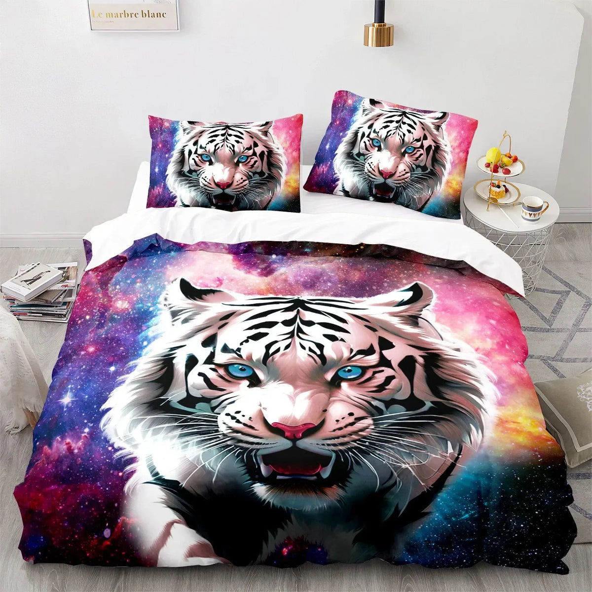Tiger Portofino Leaf Quilt / Doona / Duvet Cover set - Image 9