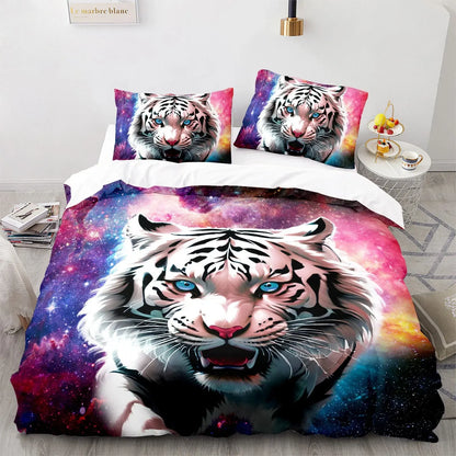 Tiger Portofino Leaf Quilt / Doona / Duvet Cover set - Image 9