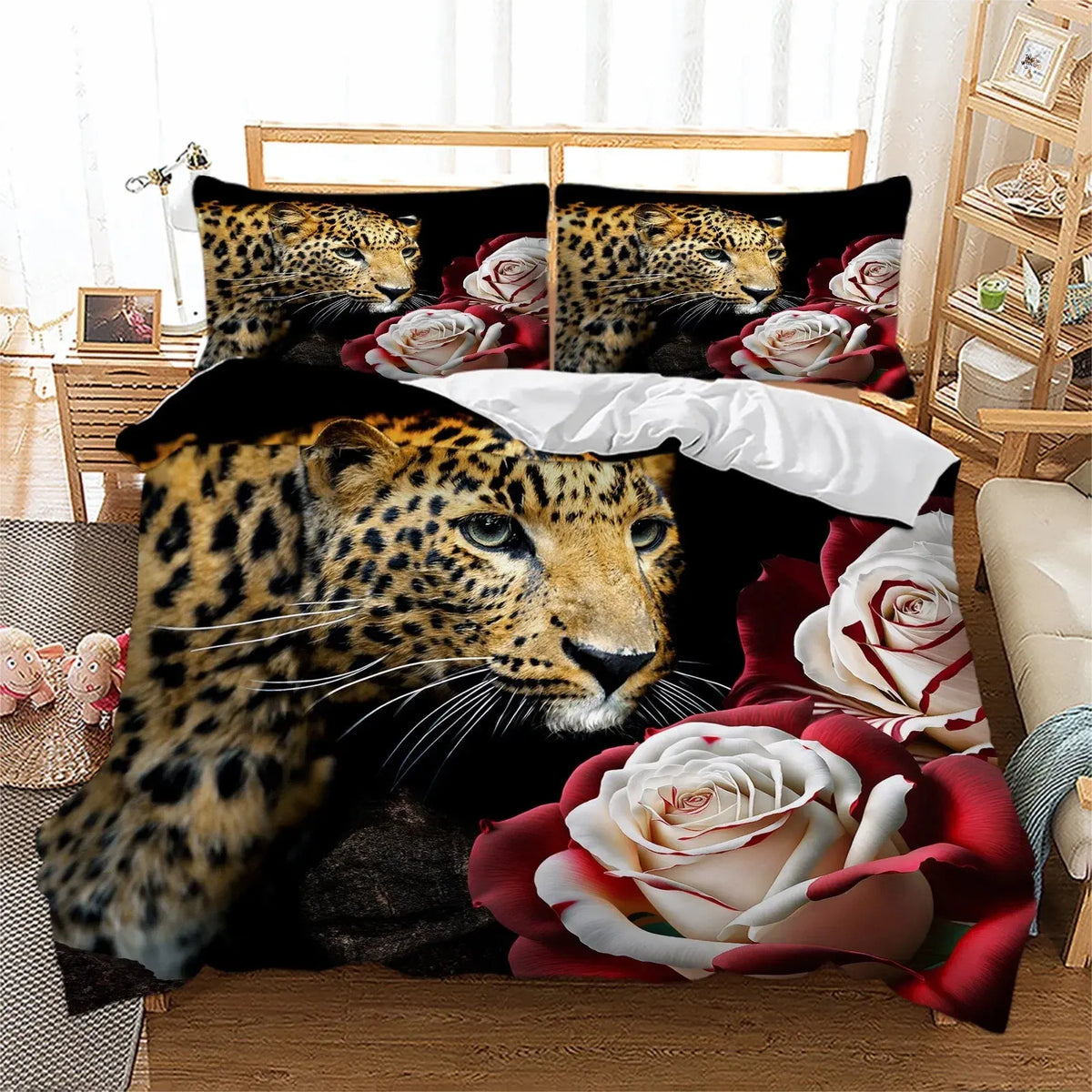 Animal Bloom Belgravia Elegance Quilt / Doona / Duvet Cover set - Image 2