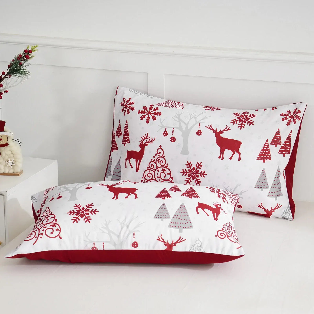 Christmas Santa Como Dahlia Quilt / Doona / Duvet Cover set - Image 7