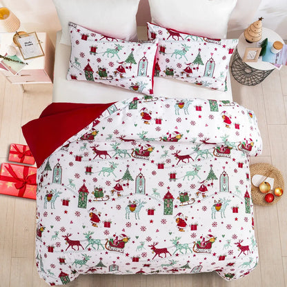 Christmas Siena Paisley Quilt / Doona / Duvet Cover set - Image 3