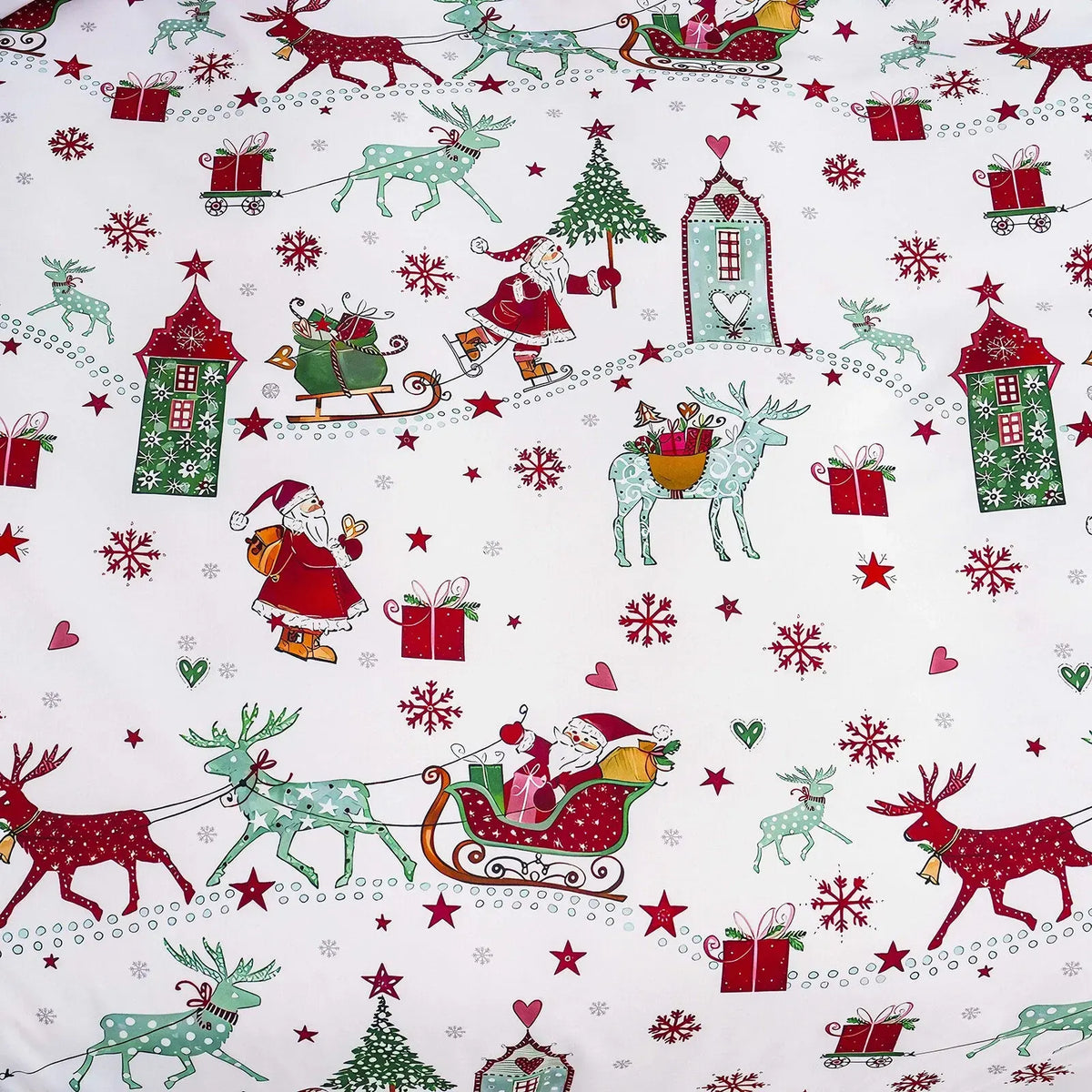 Christmas Siena Paisley Quilt / Doona / Duvet Cover set - Image 5