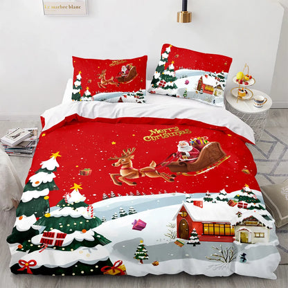 Christmas Santa Marseille Dream Quilt / Doona / Duvet Cover set - Image 6