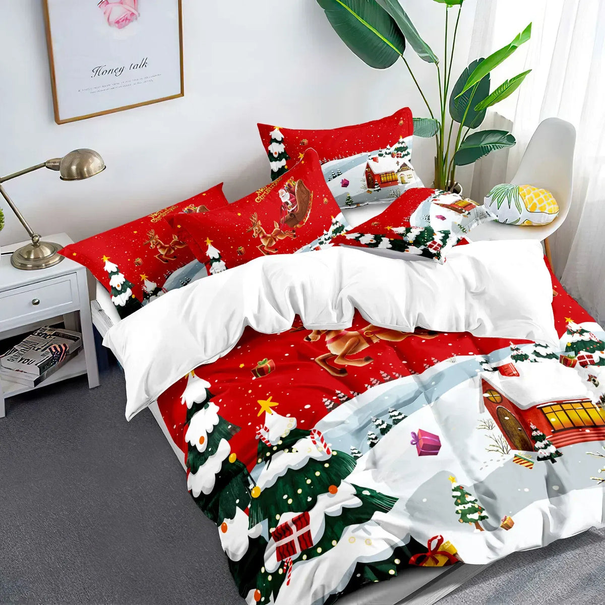 Christmas Santa Marseille Dream Quilt / Doona / Duvet Cover set - Image 8