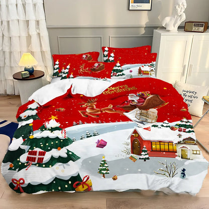 Christmas Santa Marseille Dream Quilt / Doona / Duvet Cover set - Image 5