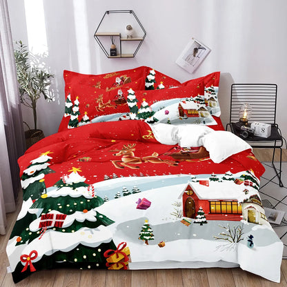 Christmas Santa Marseille Dream Quilt / Doona / Duvet Cover set - Image 7