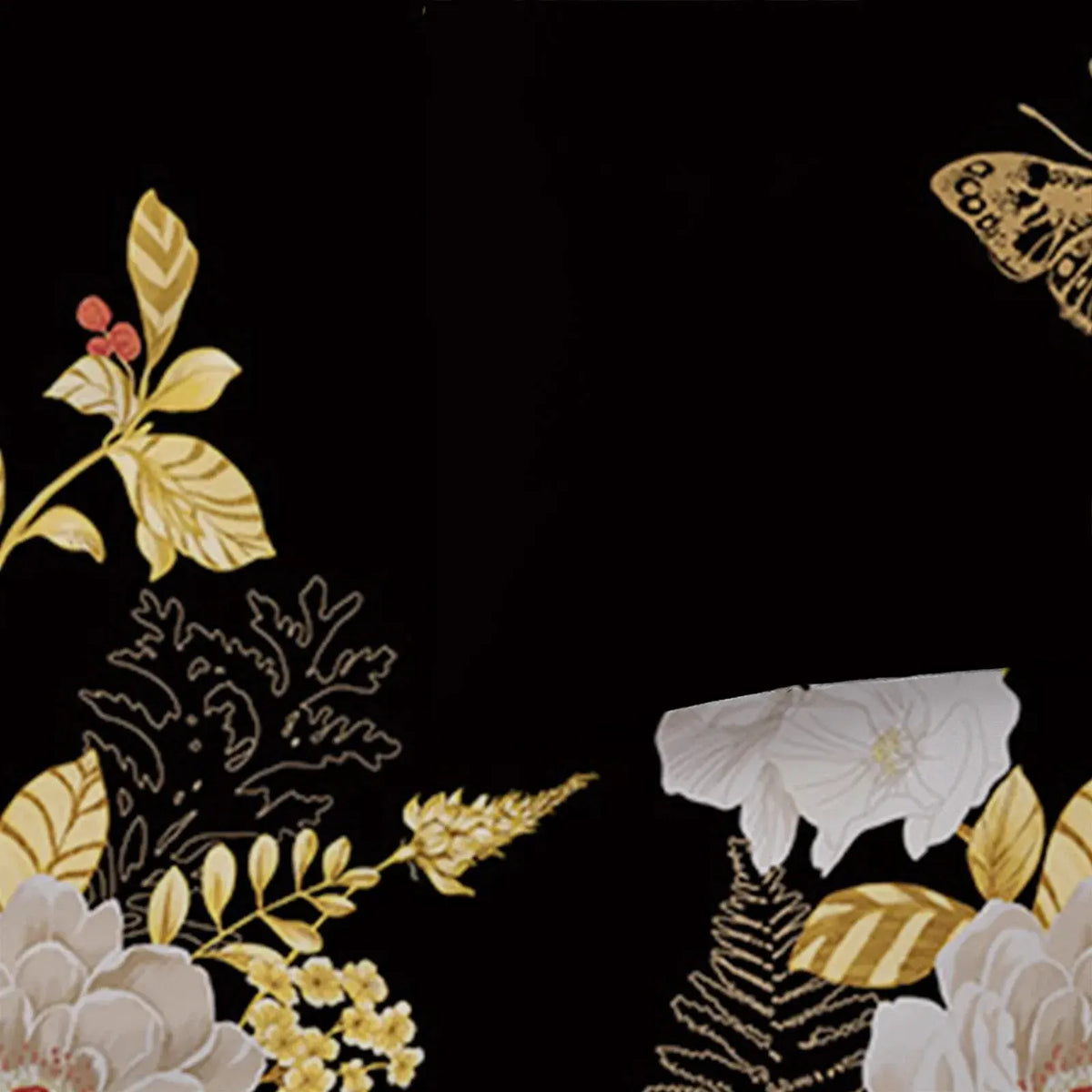 Black Sorrento Marigold Quilt / Doona / Duvet Cover set - Image 7