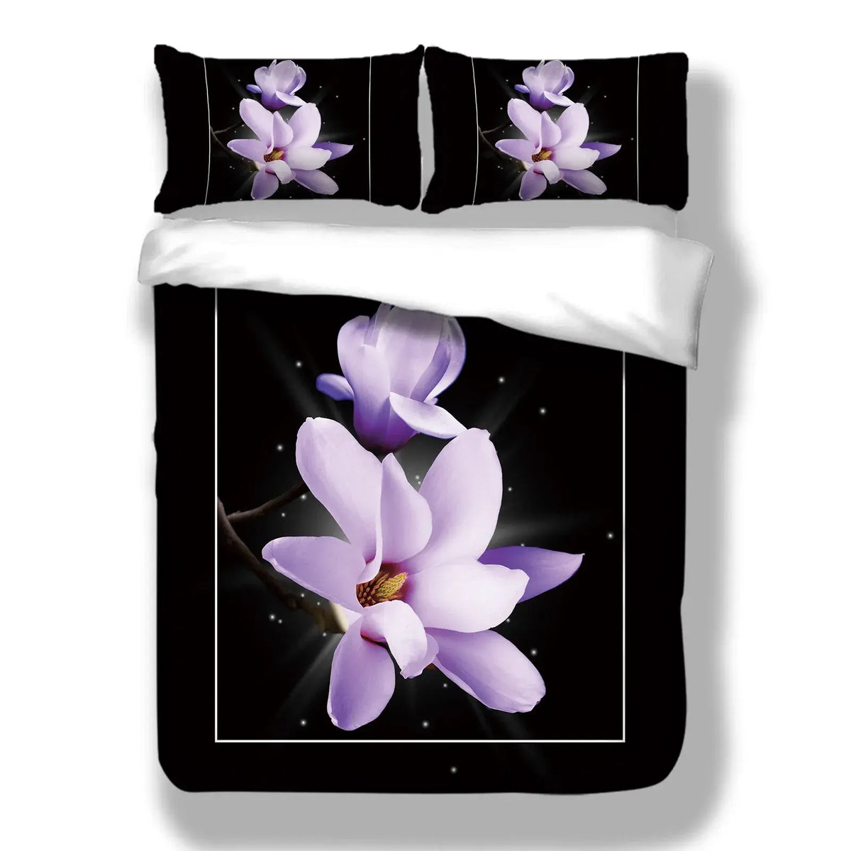 Orchid Calais Charm Quilt / Doona / Duvet Cover set - Image 2