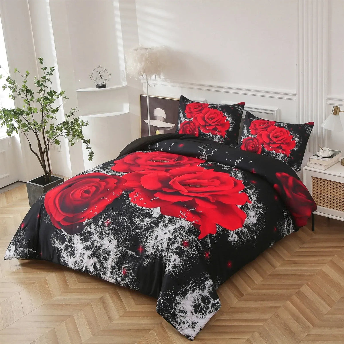 Rose Valencia Atelier Quilt / Doona / Duvet Cover set - Image 2