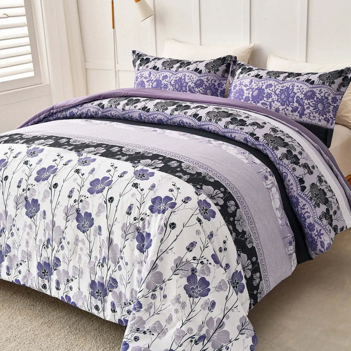 Flowers Coralie Charm Quilt / Doona / Duvet Cover set - Image 2