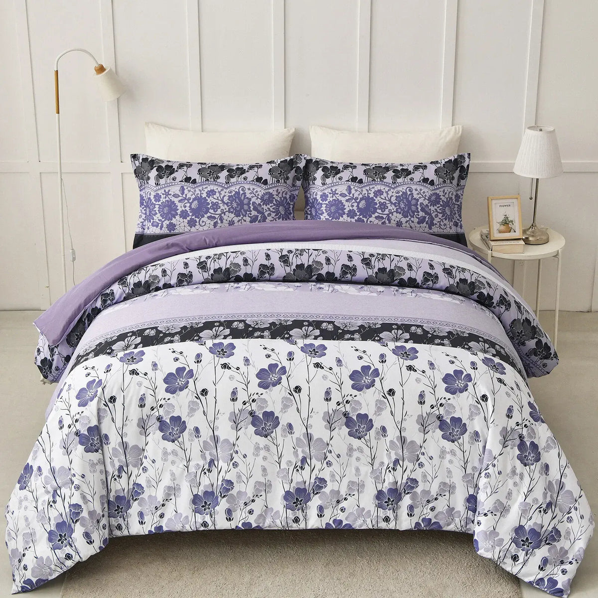 Flowers Coralie Charm Quilt / Doona / Duvet Cover set - Image 3