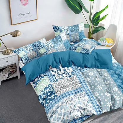 Green Flower Vienna Willow Quilt / Doona / Duvet Cover set - Image 7