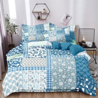 Green Flower Vienna Willow Quilt / Doona / Duvet Cover set - Image 6