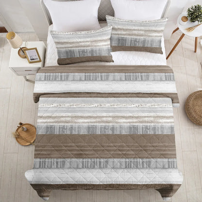 Stripe Bellagio Bloomscape Quilt / Doona / Duvet Cover set - Image 3