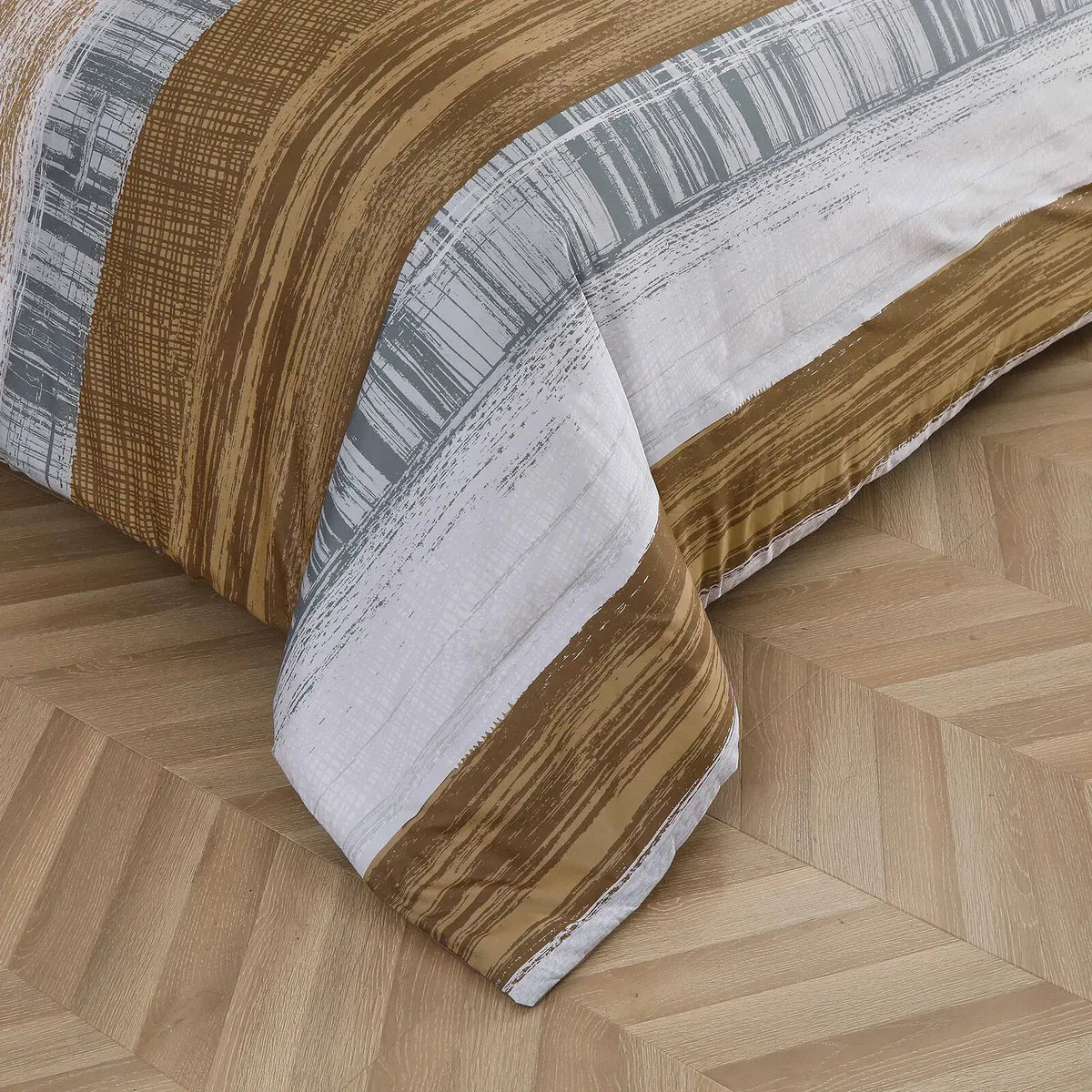 Stripe Bellagio Bloomscape Quilt / Doona / Duvet Cover set - Image 5