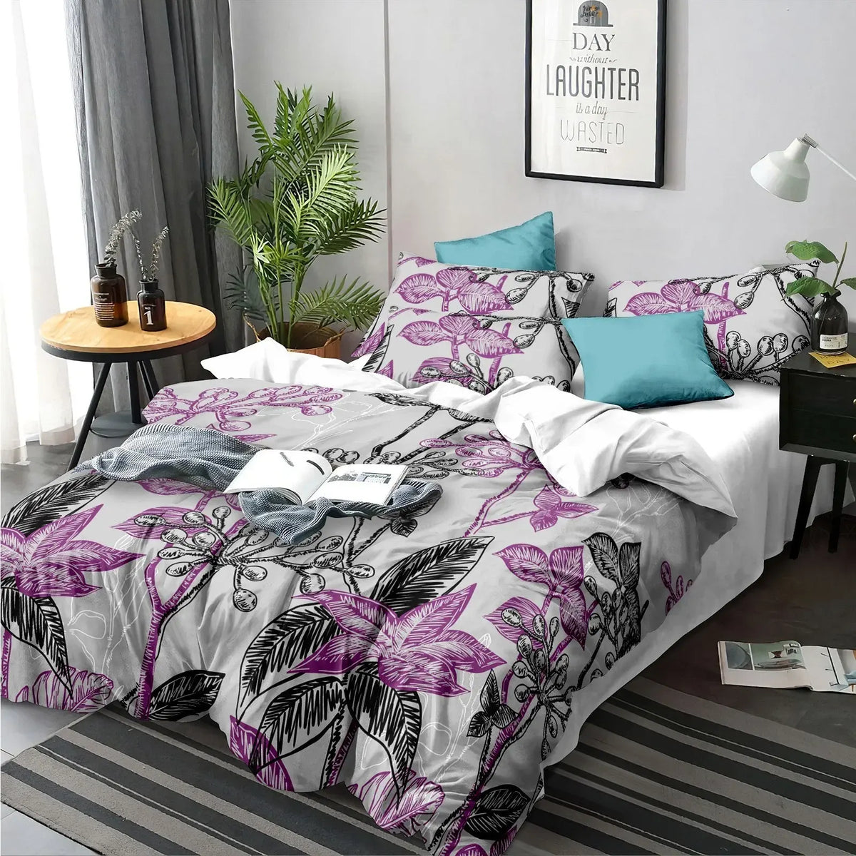 Bloom Calais Eden Quilt / Doona / Duvet Cover set - Image 7