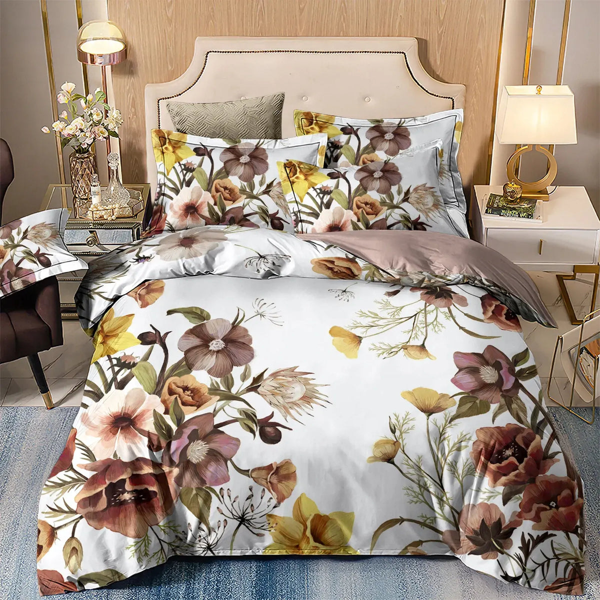 Leaf Rosaline Paisley Quilt / Doona / Duvet Cover set