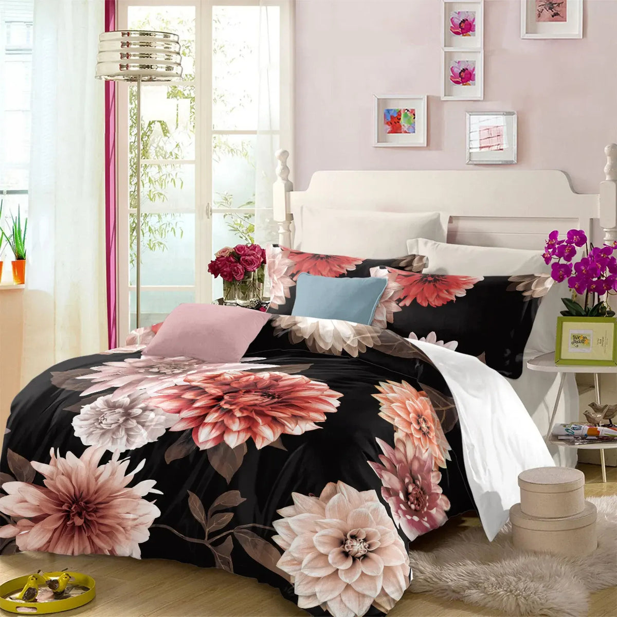 Gallery Provence Willow Quilt / Doona / Duvet Cover set - Image 4