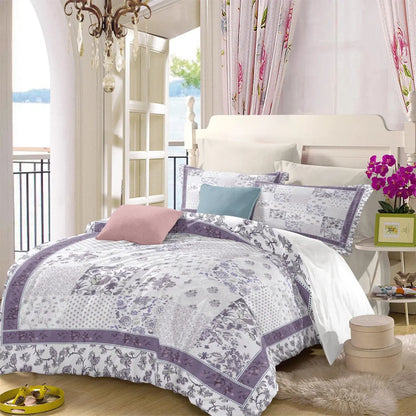 Patchwork Flower Maribel Willow Quilt / Doona / Duvet Cover set - Image 2