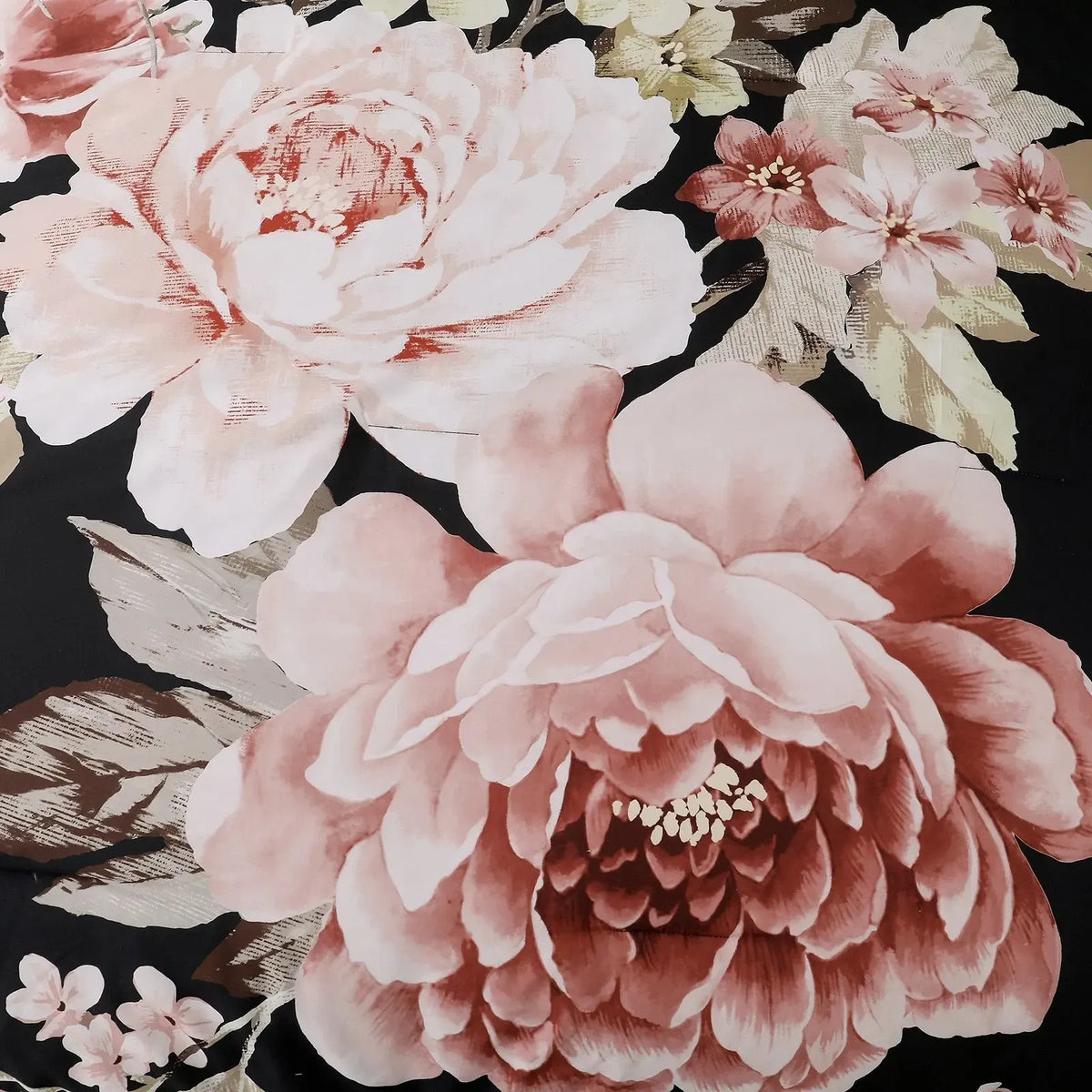 Black Maribel Marigold Quilt / Doona / Duvet Cover set - Image 6