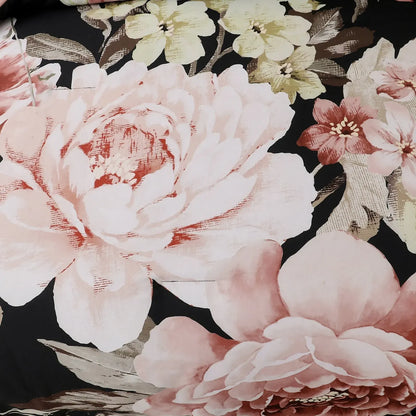 Black Maribel Marigold Quilt / Doona / Duvet Cover set - Image 4