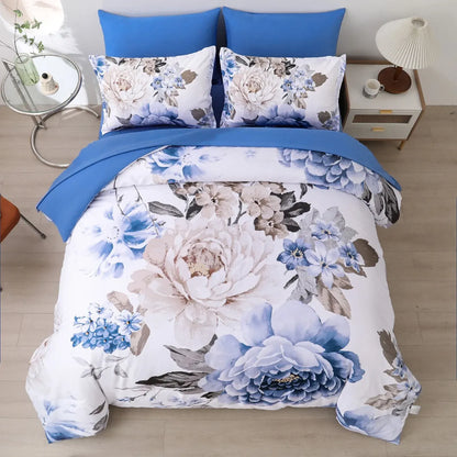 Blue Bloom Seraphine Ivy Quilt / Doona / Duvet Cover set - Image 4