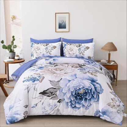 Blue Bloom Seraphine Ivy Quilt / Doona / Duvet Cover set
