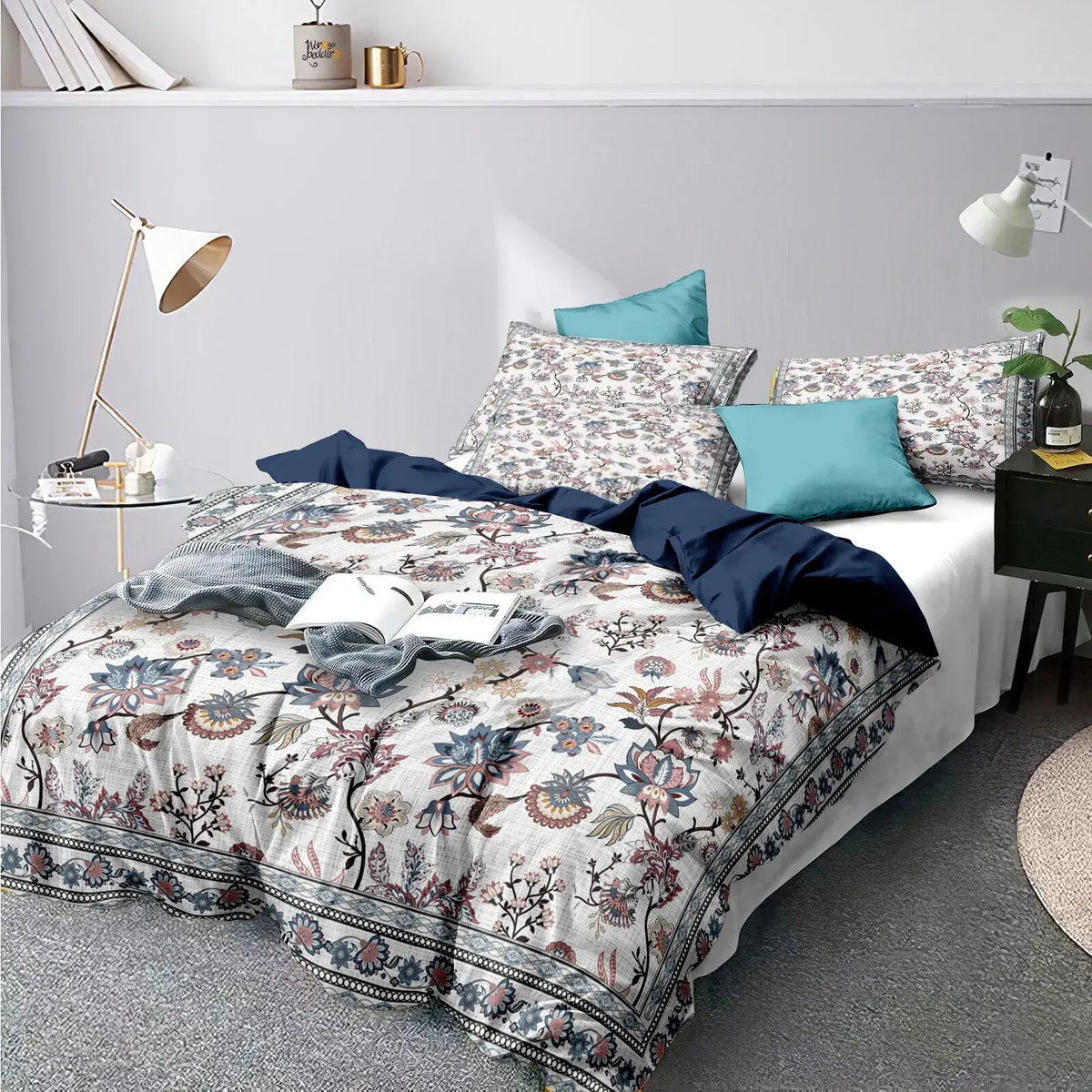 Bloom Lorette Dahlia Quilt / Doona / Duvet Cover set - Image 8
