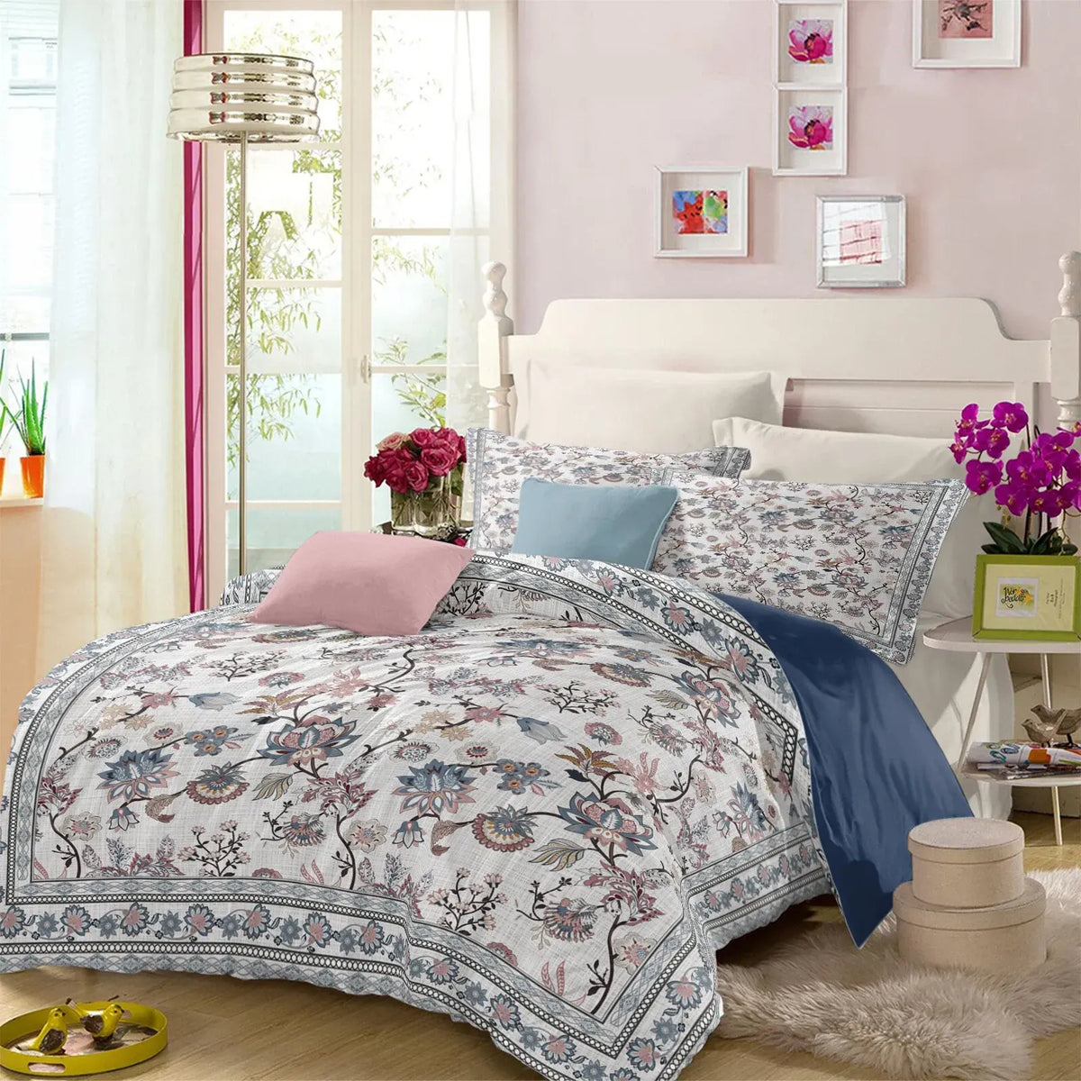 Bloom Lorette Dahlia Quilt / Doona / Duvet Cover set - Image 2