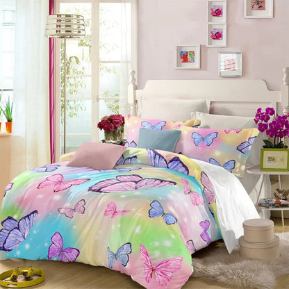 Butterfly Bellagio Leaf Quilt / Doona / Duvet Cover set - Image 2