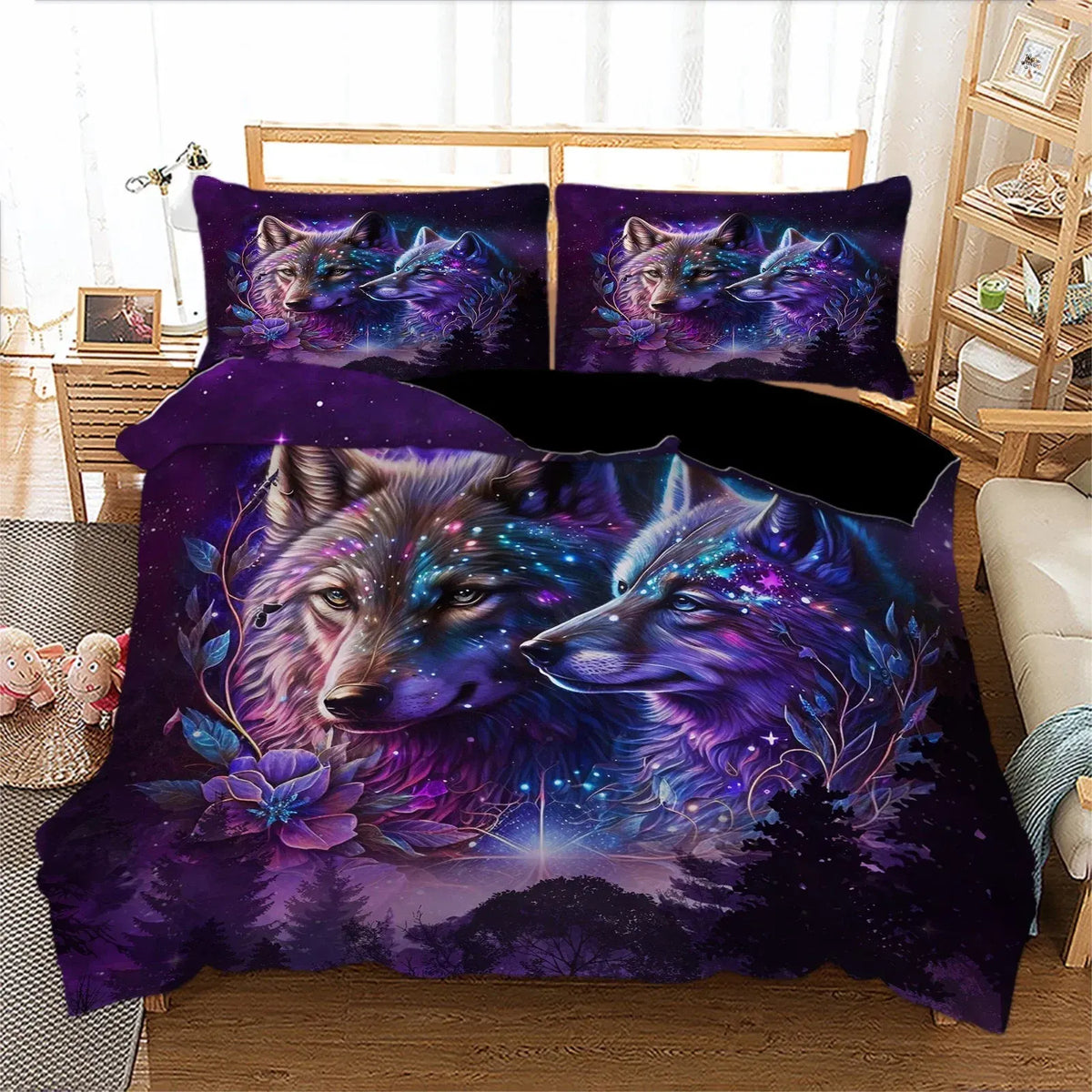 Wolf Isadora Serenity Quilt / Doona / Duvet Cover set - Image 2