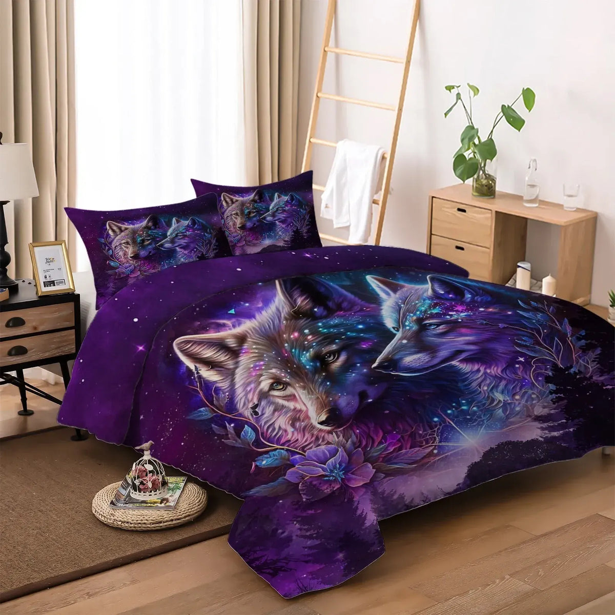 Wolf Isadora Serenity Quilt / Doona / Duvet Cover set - Image 3