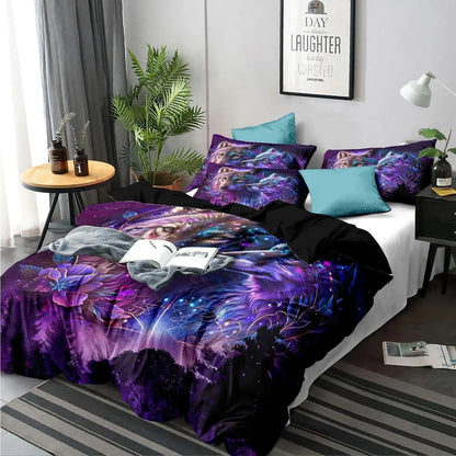 Wolf Isadora Serenity Quilt / Doona / Duvet Cover set - Image 5