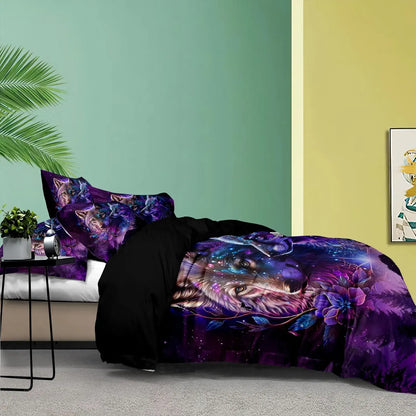 Wolf Isadora Serenity Quilt / Doona / Duvet Cover set - Image 6