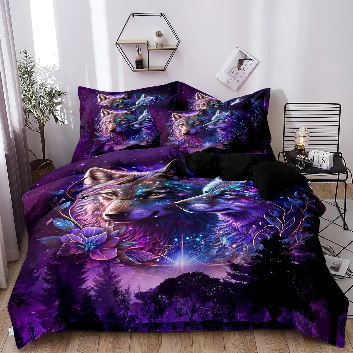 Wolf Isadora Serenity Quilt / Doona / Duvet Cover set - Image 7